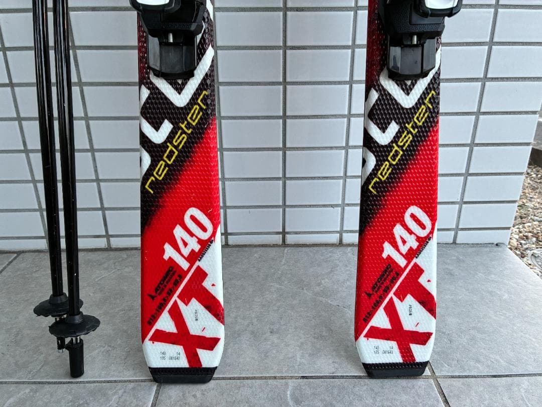 ⭐️極美品⭐️ATOMIC Redster XT 140 ジュニア ストック付き