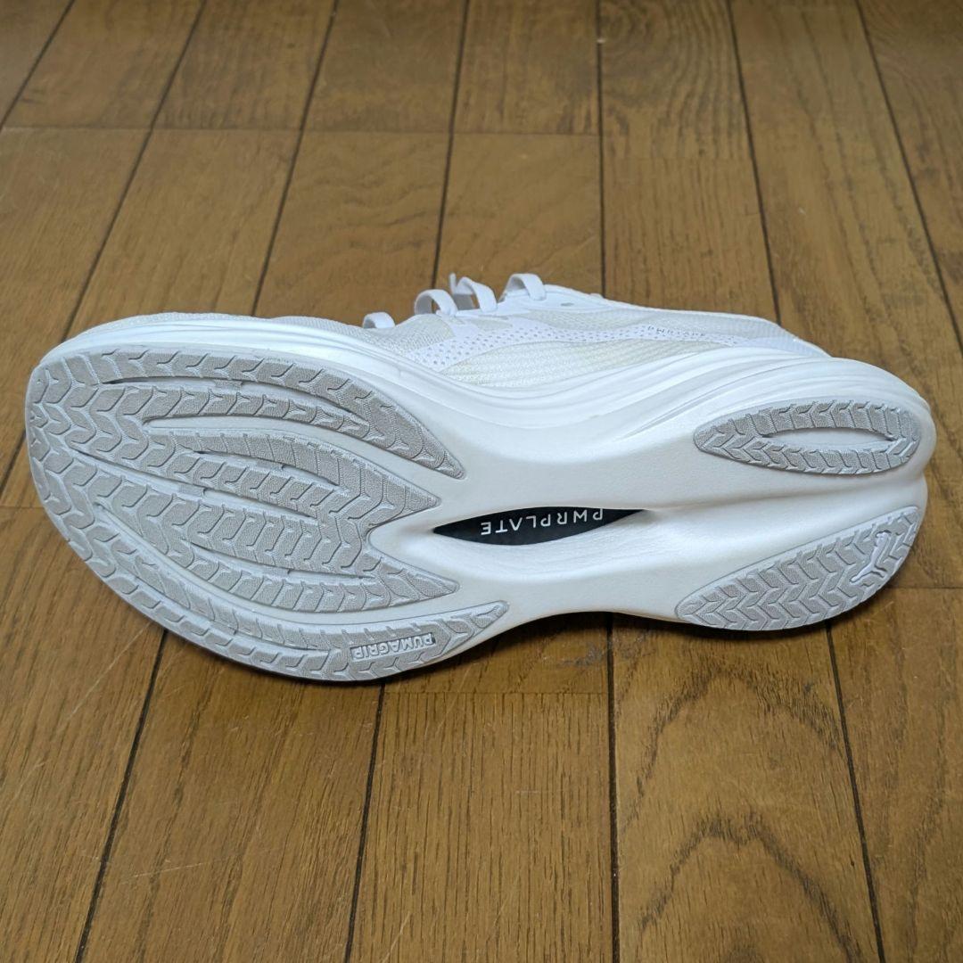 Puma ディヴィエイト ニトロ 3 メンズ 28cm ホワイト プーマ