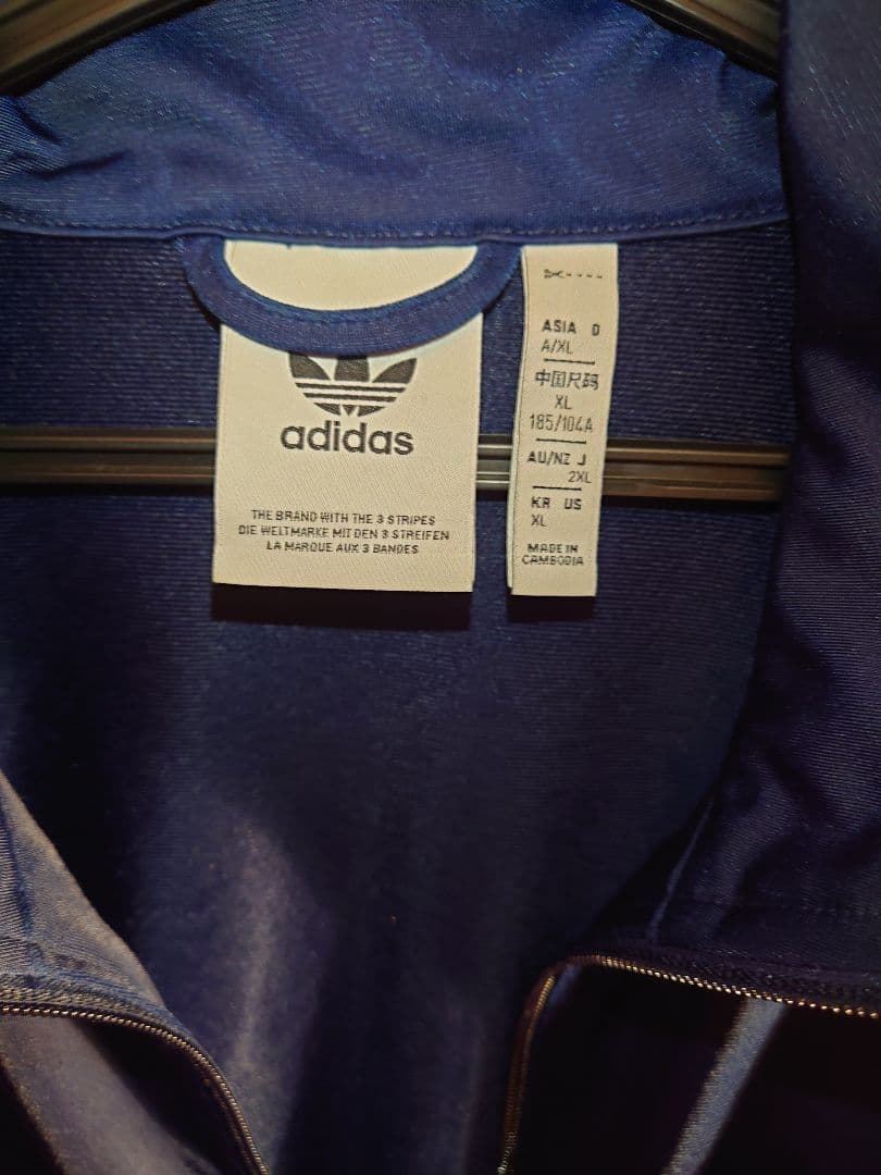 adidas アディダス ファイヤーバード トラックトップ ネイビー XL