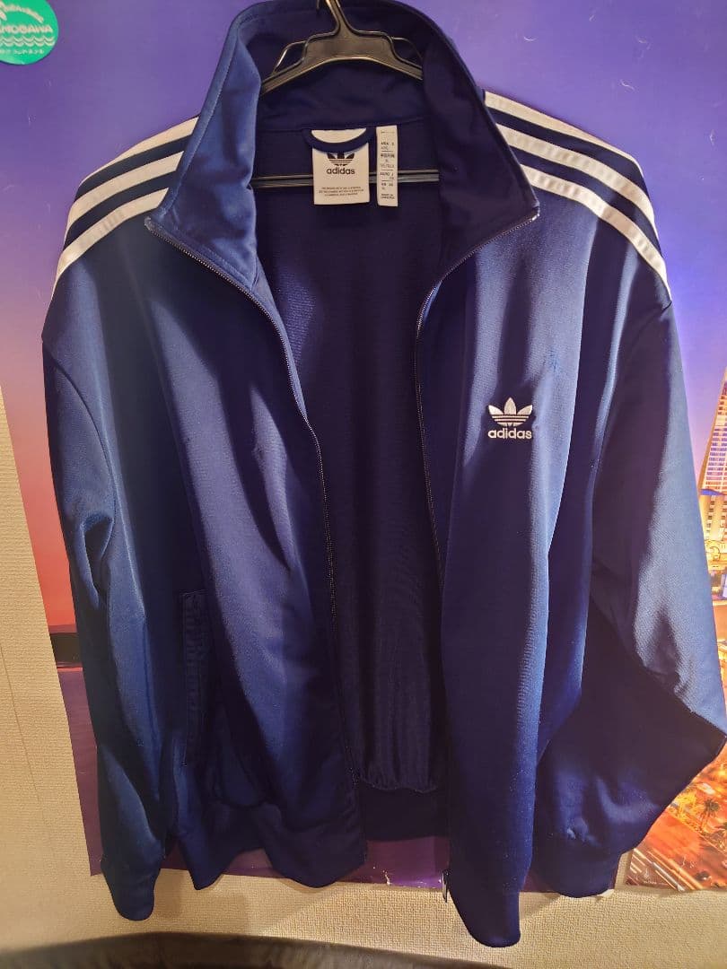 adidas アディダス ファイヤーバード トラックトップ ネイビー XL