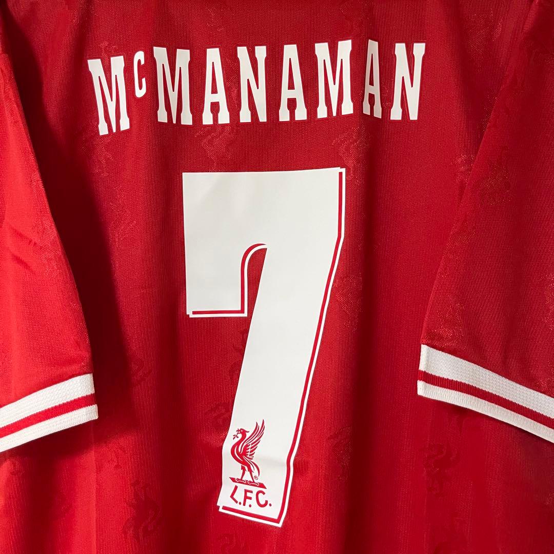 リバプール1996/97マクナマナンサッカーユニフォームfootball