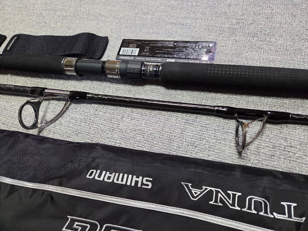 ブルーフィンツナS70XXXHオシアプラッカーBGシマノマグロキャスティング