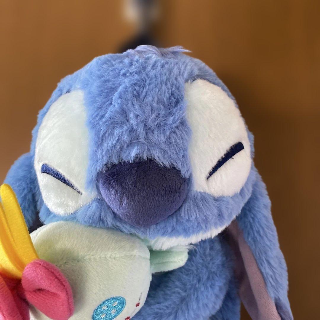 上海ディズニー正規品　スティッチ　ぬいぐるみポシェットショルダーバッグ