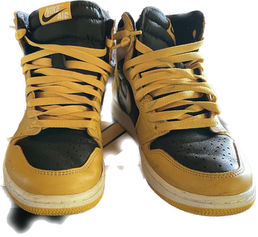 ジョーダン1RETRO HIGH OG POLLEN ブラック イエロー 箱付き