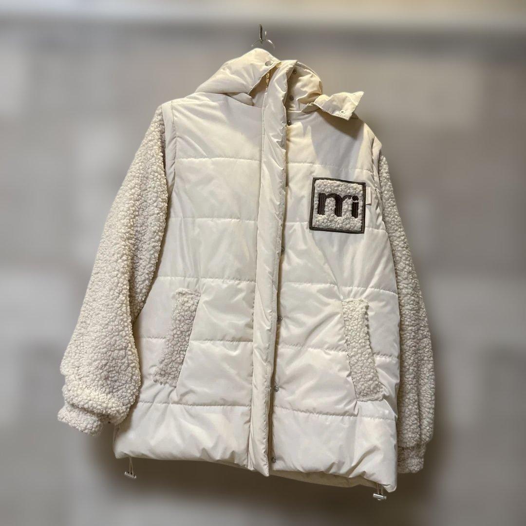 完売品 ミヌエール unisex down jacket (ivory)
