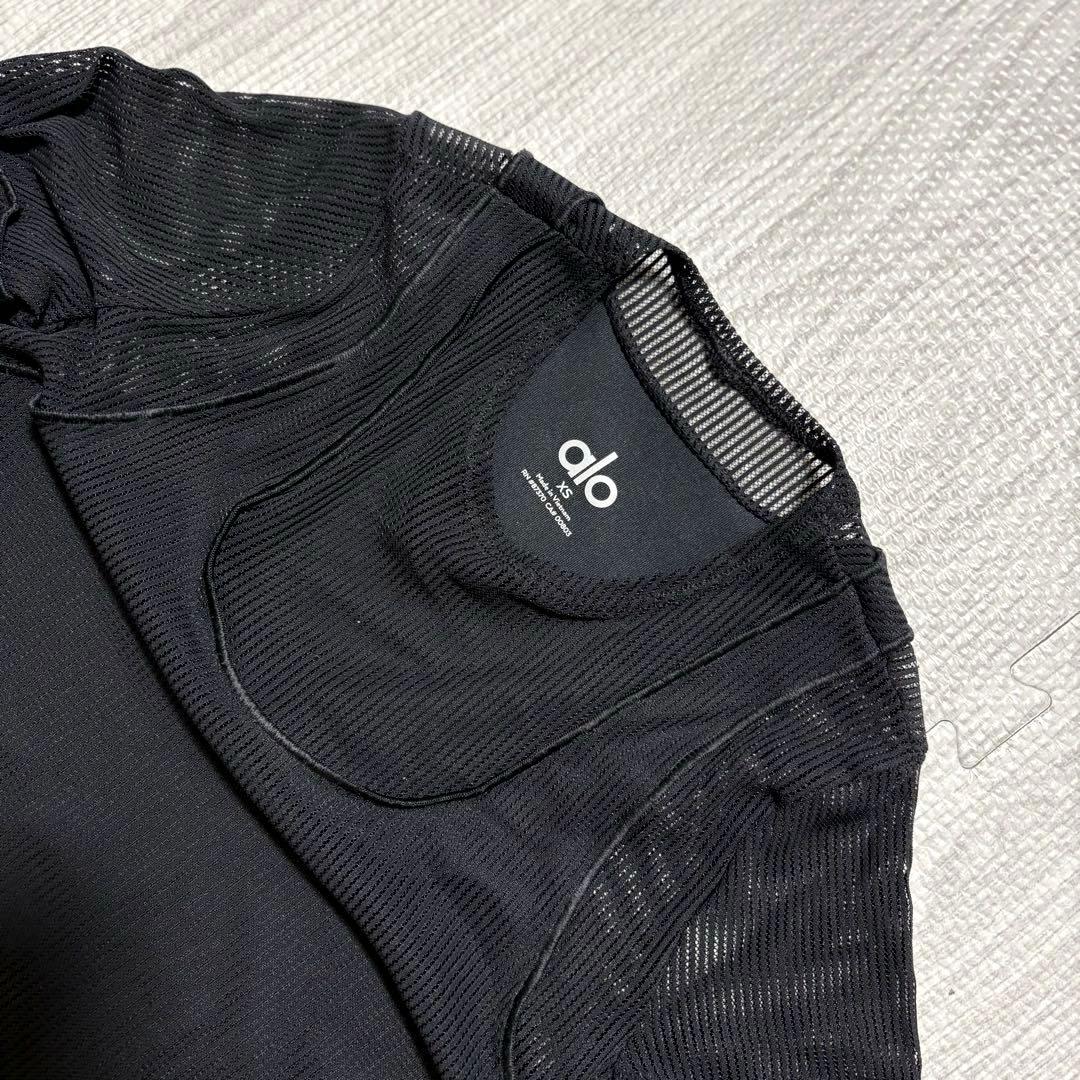ALO YOGA アロヨガ XS ブラック ロングスリーブ ドレス