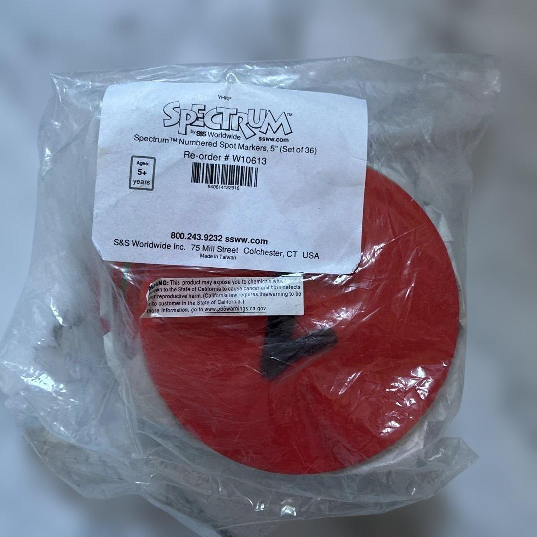 SPECTRUM Numbered Spot Markers 36個セット