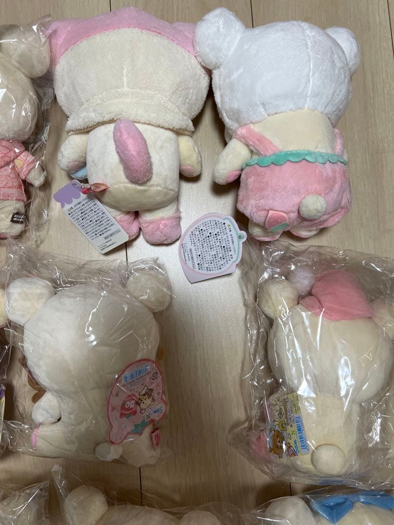 コリラックマ　タグ付きぬいぐるみ　9点セット