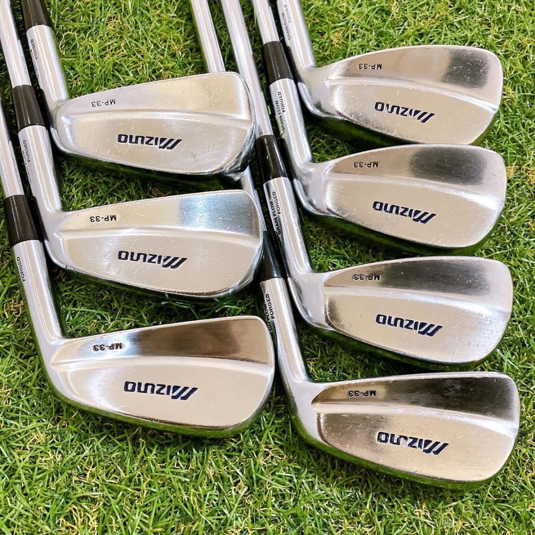 MIZUNO MP-33 ミズノ メンズアイアン 7本 右 S マッスルバック