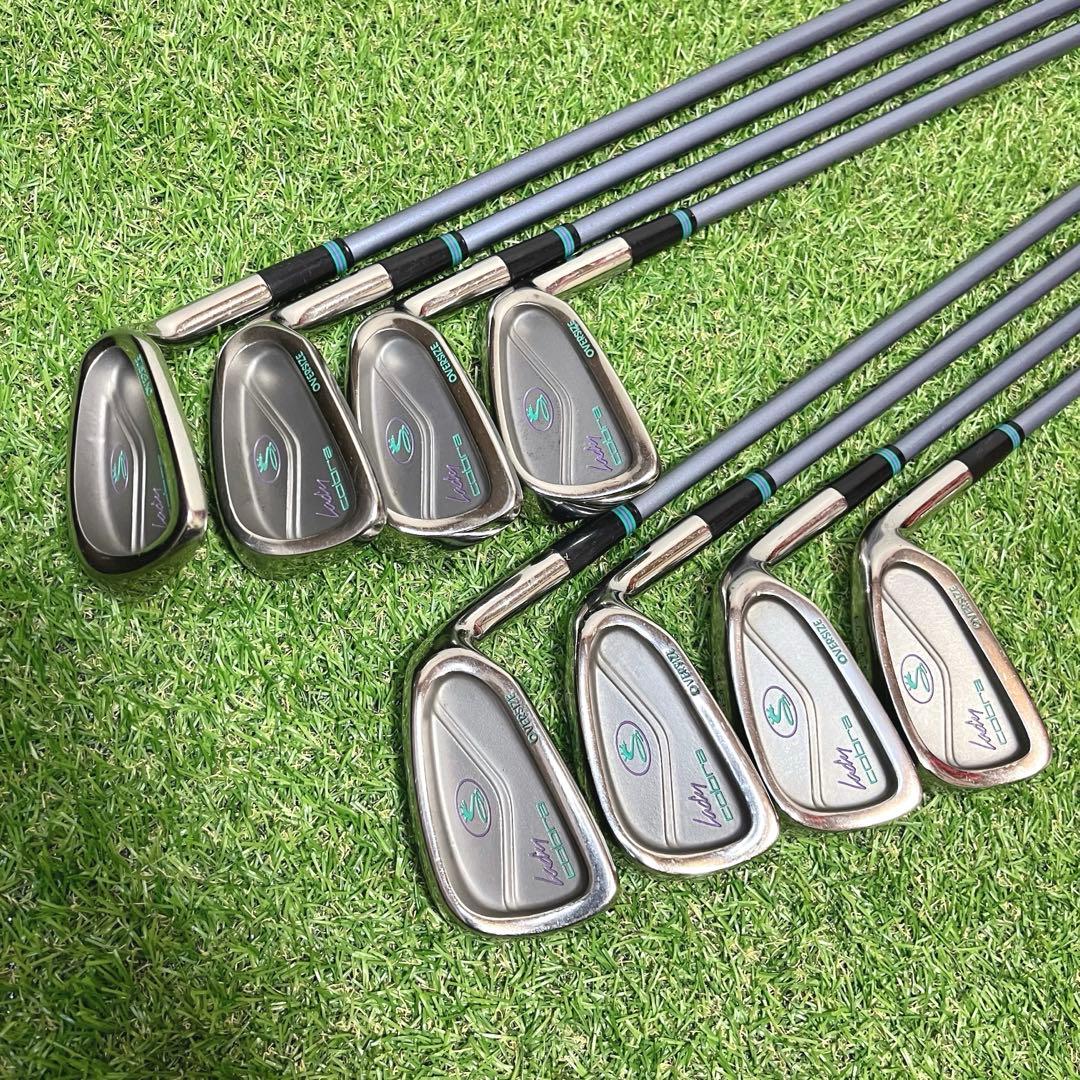 美品 コブラ他 初心者に優しいセット レディースゴルフクラブ12本セット