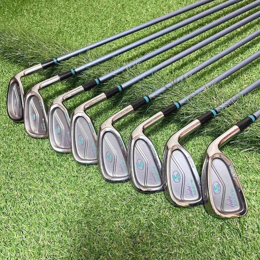 美品 コブラ他 初心者に優しいセット レディースゴルフクラブ12本セット