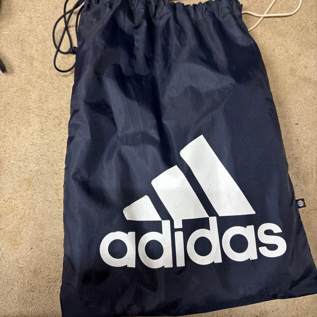adidas スパイクシューズ 青 収納袋付き クロノインクス