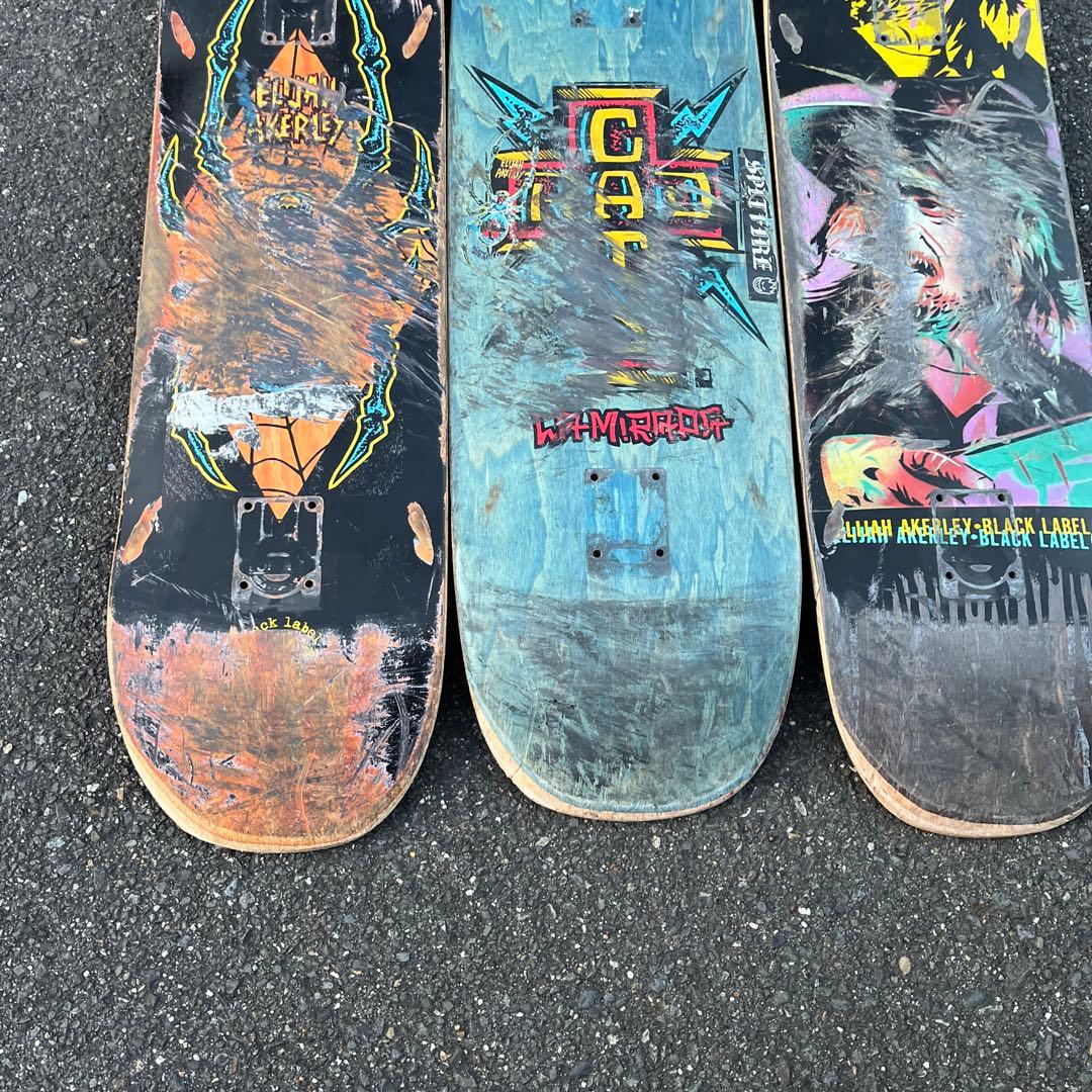 スケートボードデッキ 3枚セット