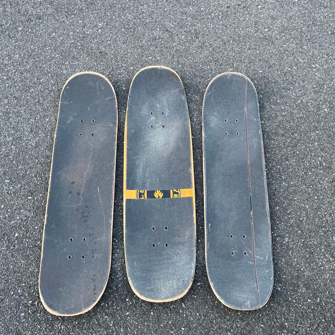 スケートボードデッキ 3枚セット