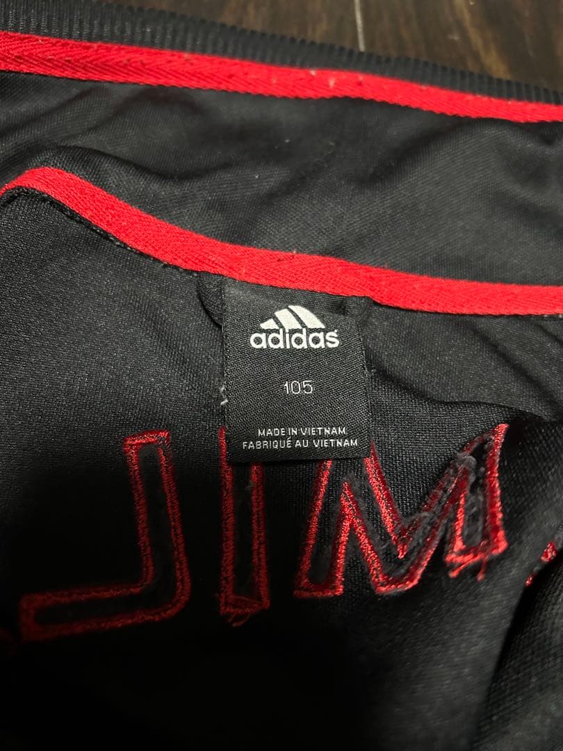 adidas AC Milan トラックジャケット 3ライン 105 L 刺繍