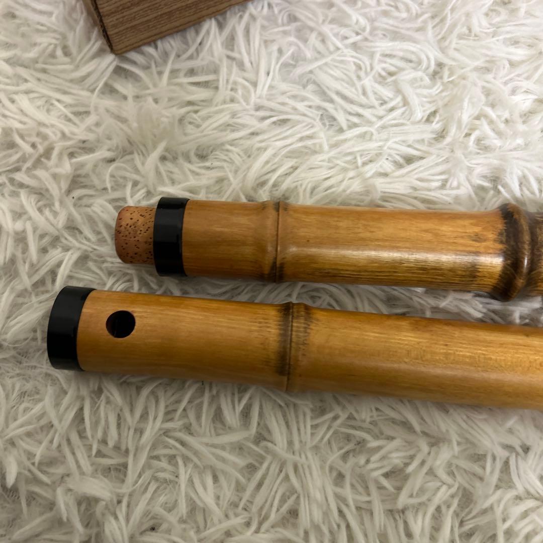 【美品】琴古流　胡蝶　尺八　尺六寸管　(株）ワダ楽器