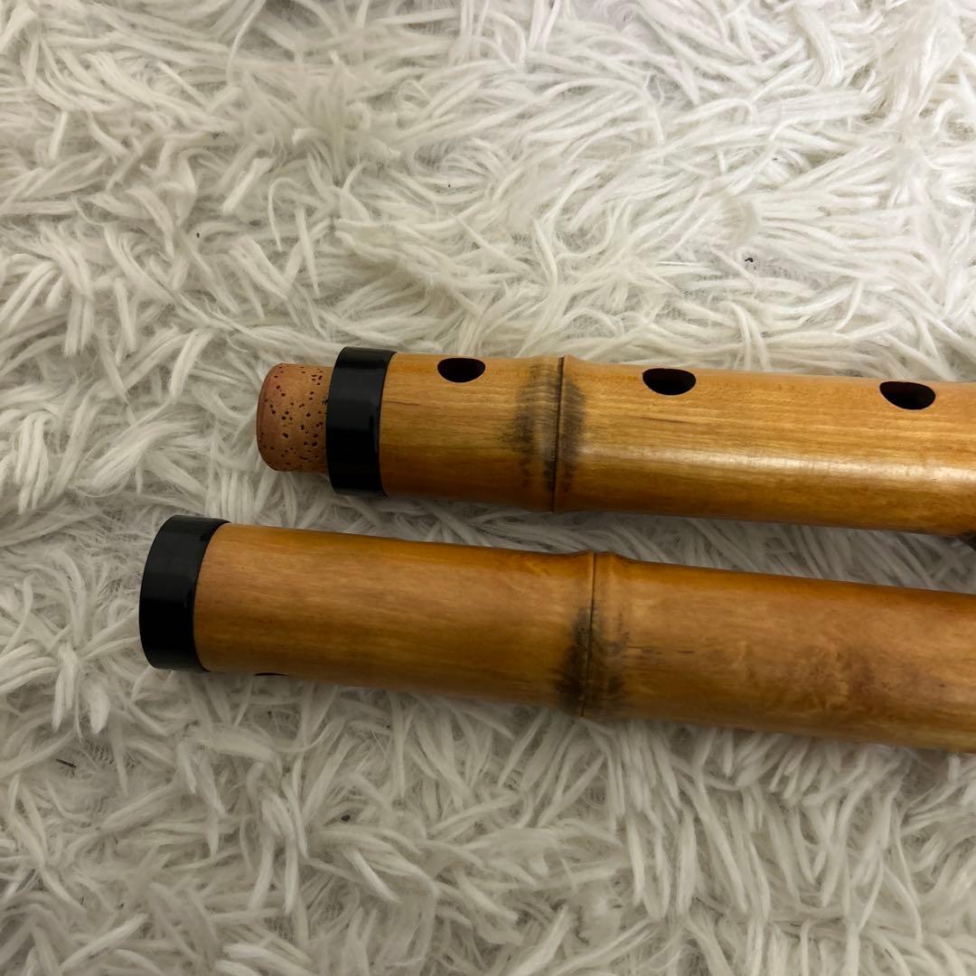 【美品】琴古流　胡蝶　尺八　尺六寸管　(株）ワダ楽器