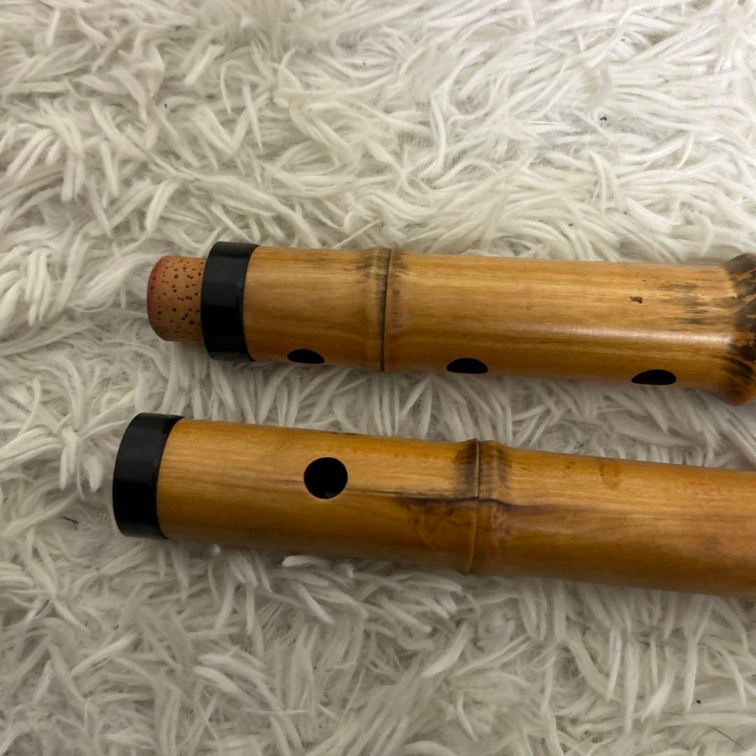 【美品】琴古流　胡蝶　尺八　尺六寸管　(株）ワダ楽器