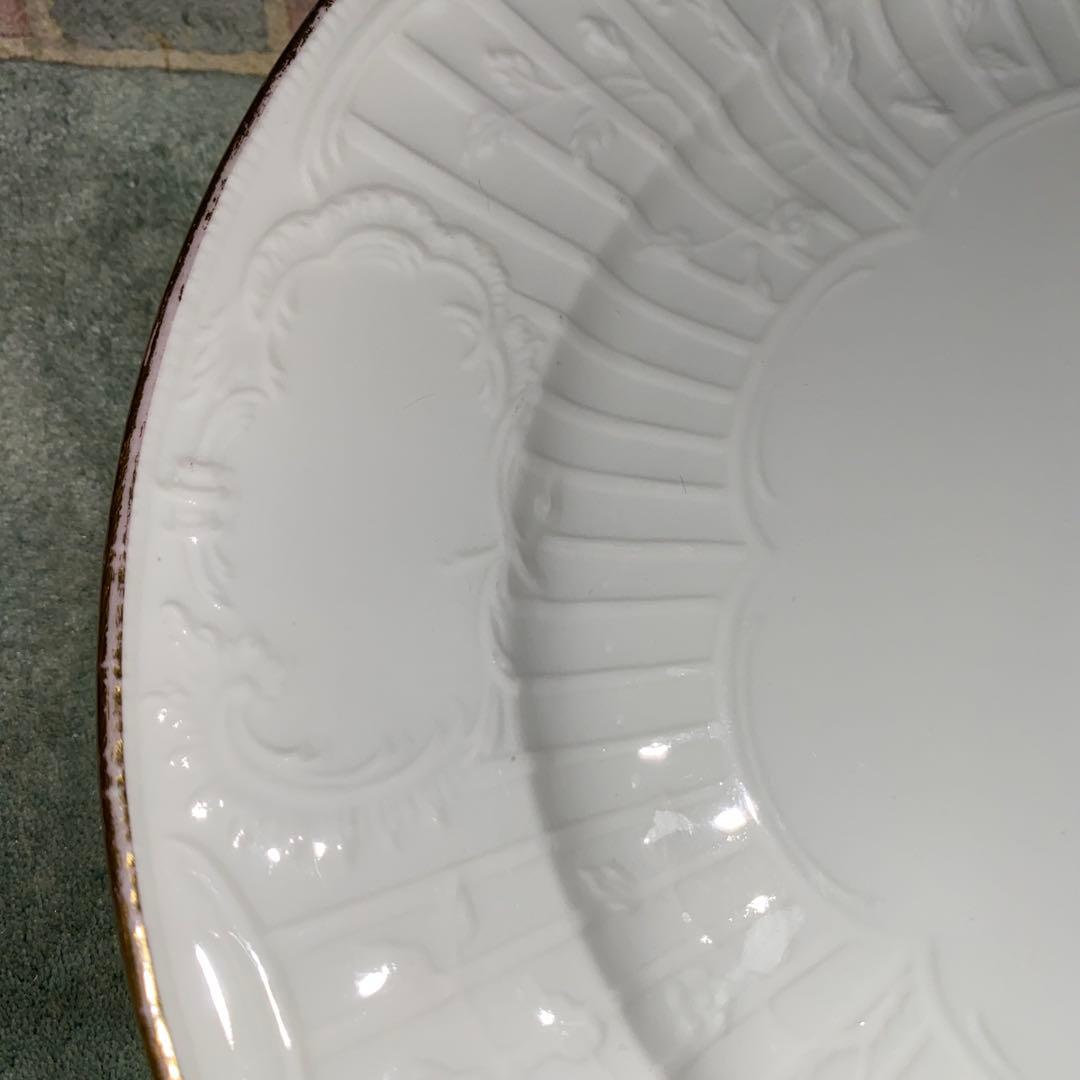 KPM ケーキ皿　17cm 黒十字ハーケンクロイツ