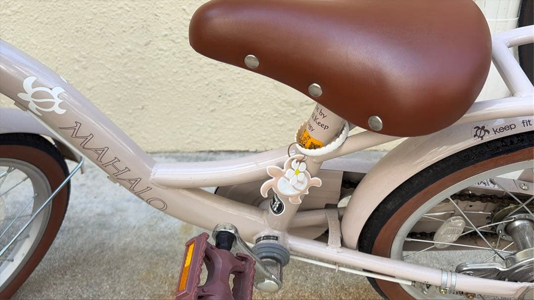 子供　自転車　16インチ　補助輪未使用　マハロ