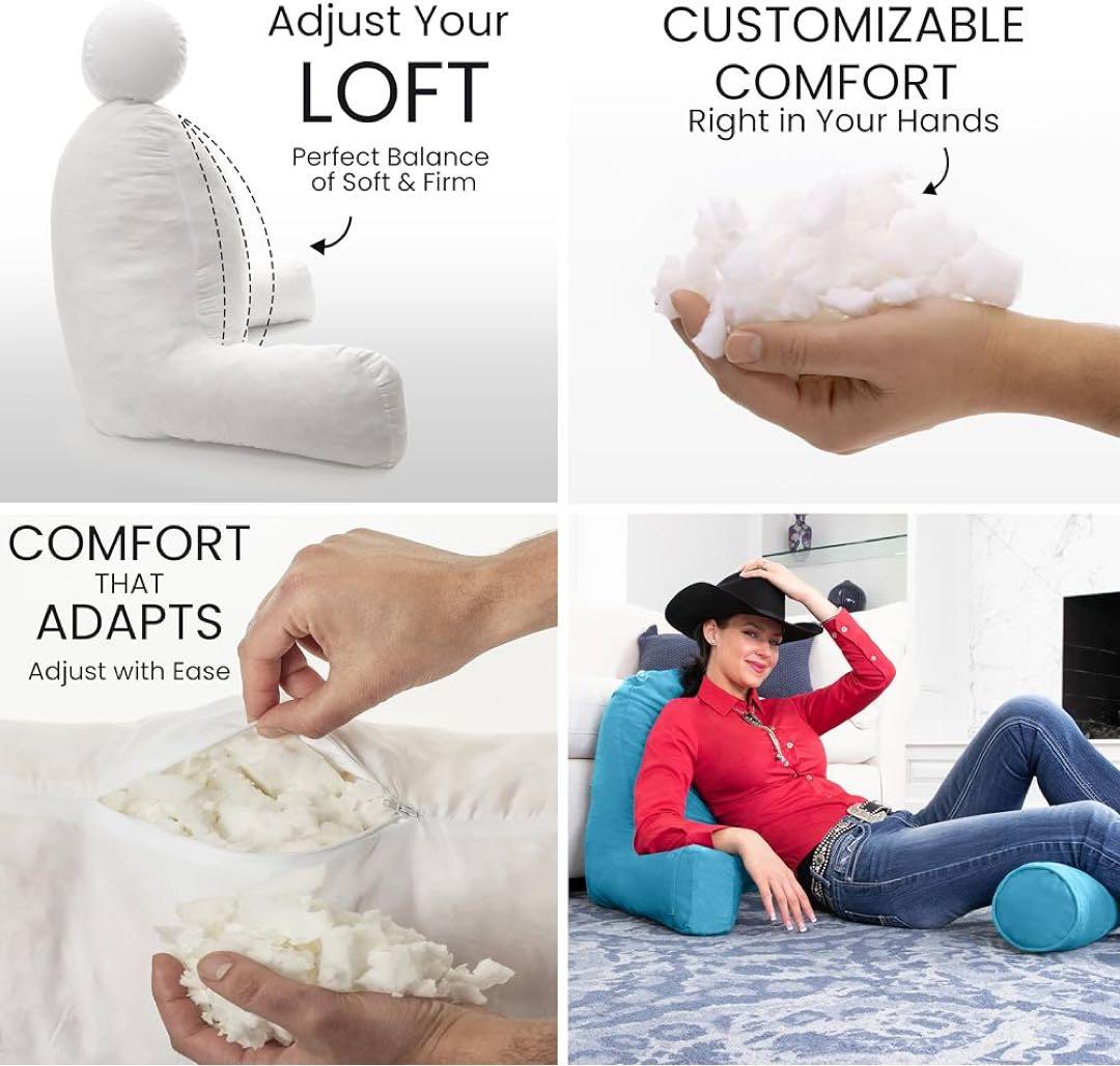 Husband Pillow XXL プレミアム低反発 クッション ブルー