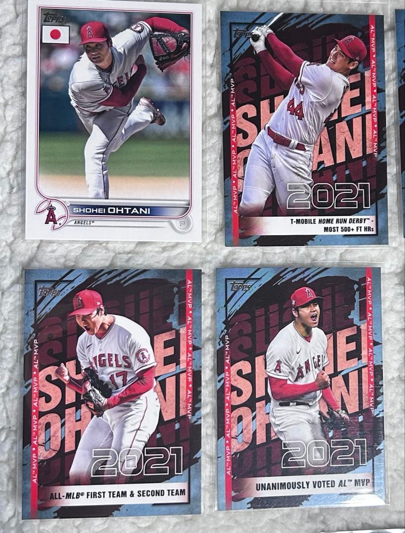 大谷翔平 topps 2021 MVP記念カード 12枚セット
