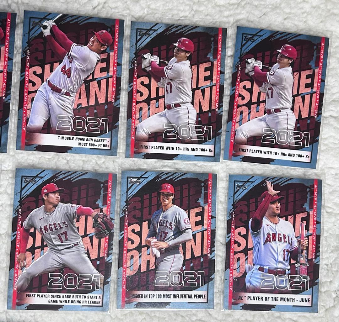 大谷翔平 topps 2021 MVP記念カード 12枚セット