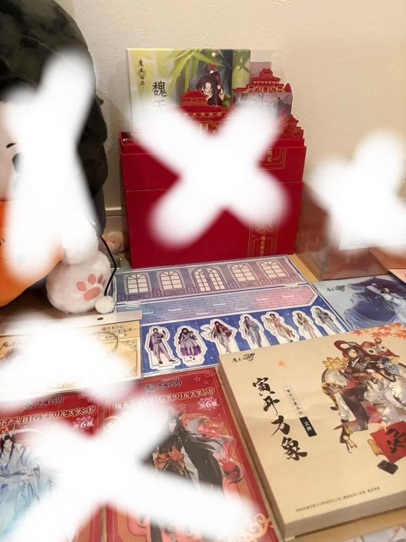 魔道祖師 江澄 藍忘機 魏無羨 コラボカフェ フィギュア PASH! まとめ売り