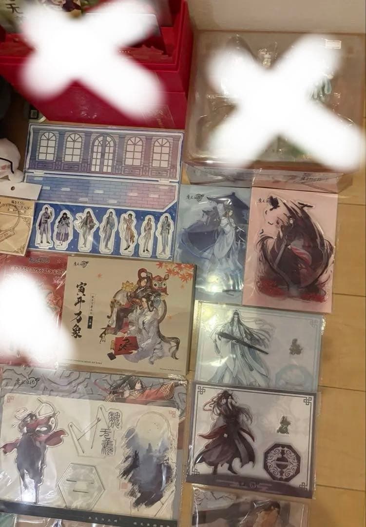 魔道祖師 江澄 藍忘機 魏無羨 コラボカフェ フィギュア PASH! まとめ売り