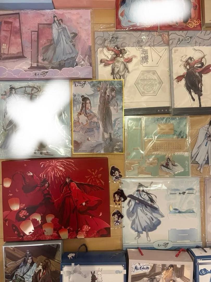 魔道祖師 江澄 藍忘機 魏無羨 コラボカフェ フィギュア PASH! まとめ売り