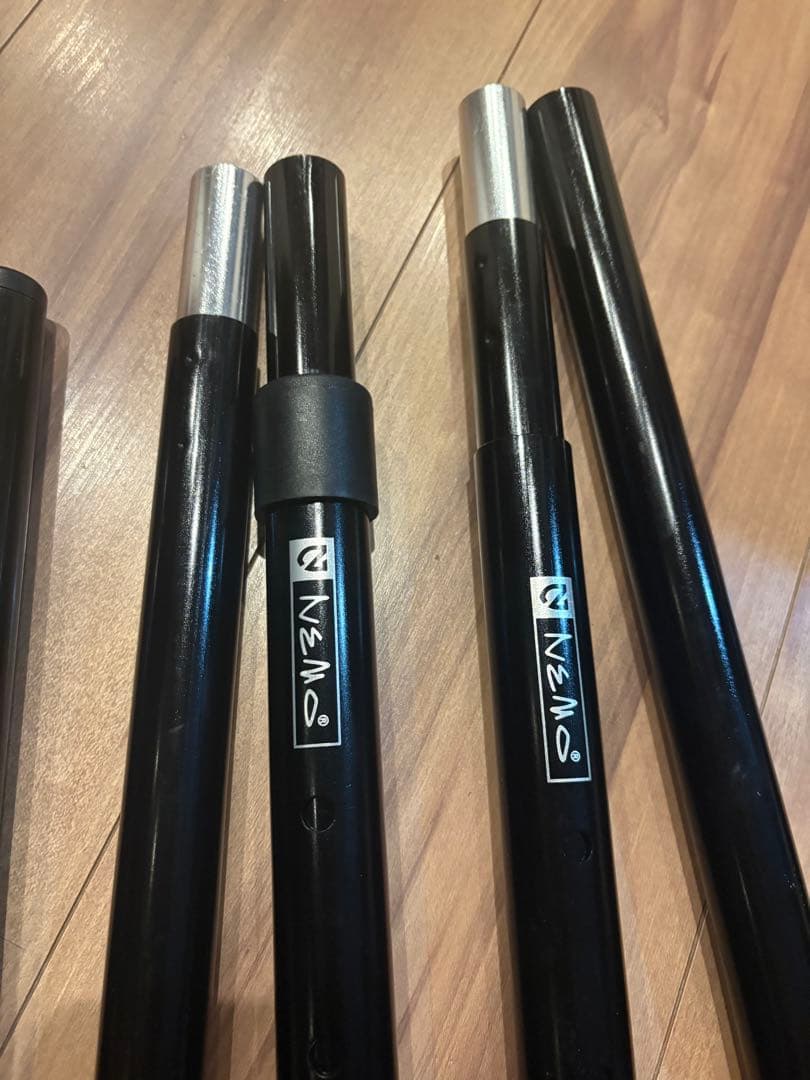 NEMO ニーモ　アジャスタブルタープポールL 4本セット