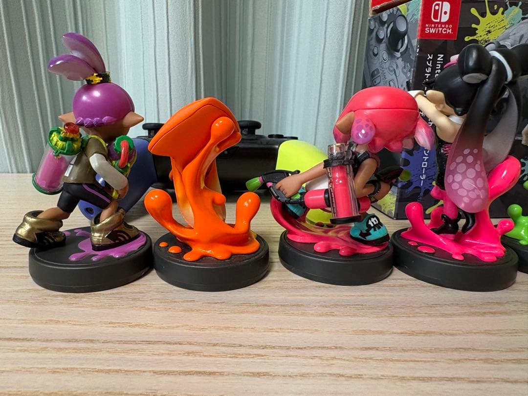 Splatoon amiibo まとめ売り プロコンとamiiboセット