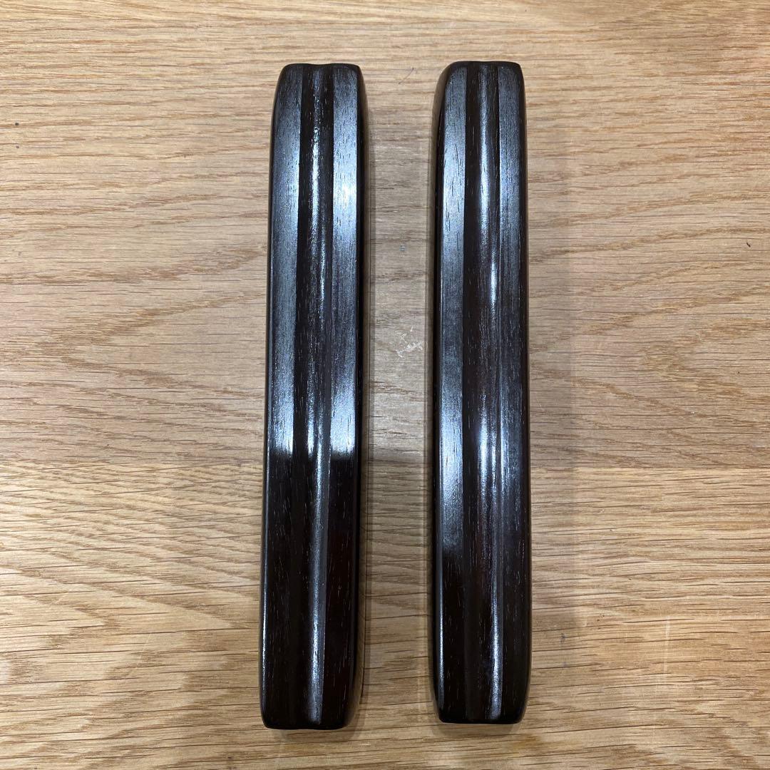 拍子木　紫檀　６.５寸(19.5cm)