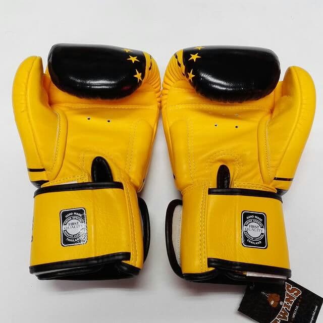 新品 正規 TWINS 本格ボクシンググローブ 本革製 サイズ選択 TWSP黄黒