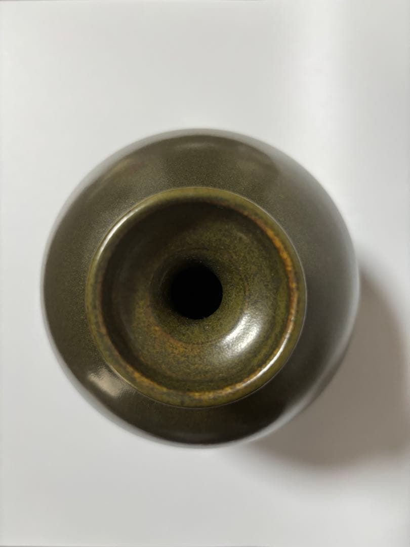 苗代川焼　薩摩焼　沈壽官　壽官　花入　徳利　高さ18cm×幅13cm
