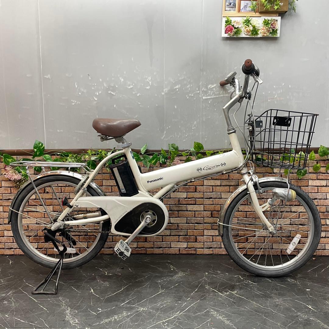 分解配送【94】電動自転車 Panasonic Casual vivi ホワイト