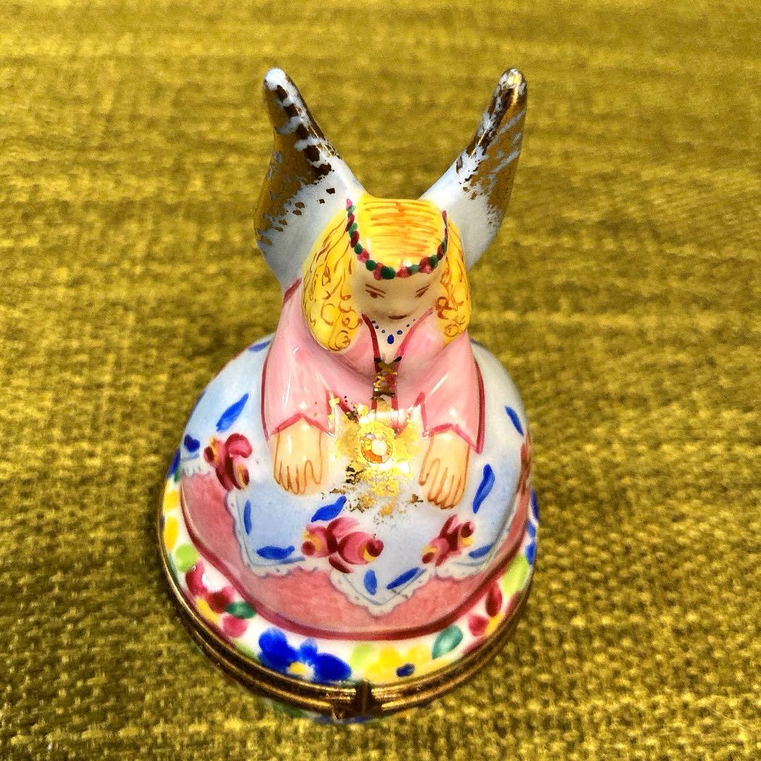土日セール♡希少美品☆個数限定生産☆天使Limoges boxミレニアム限定品