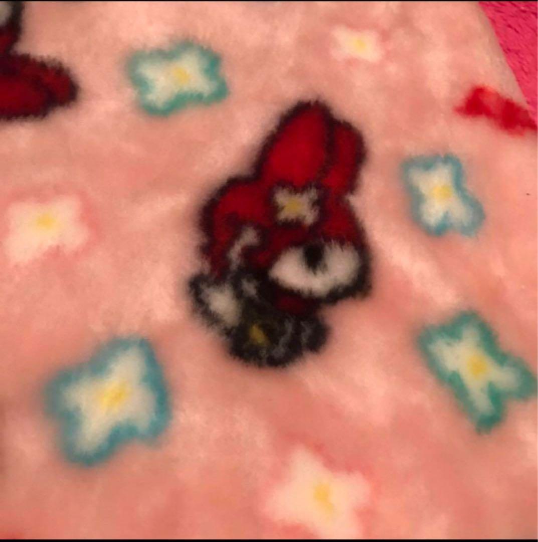 日本製　マイメロディー　赤ずきんちゃん膝掛け　サンリオレトロ　クォーターケット