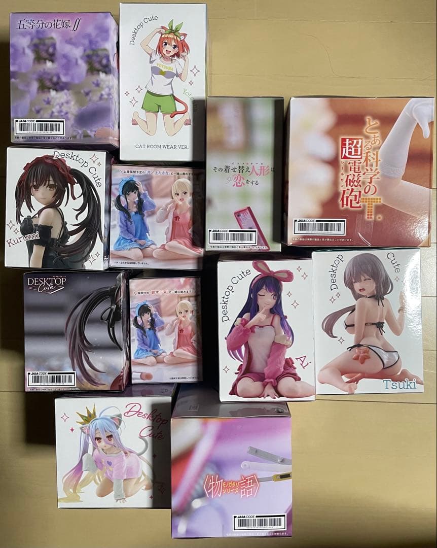 Desktop Cuteフィギュア 12点 乾紗寿叶 宇崎月 他 新品未開封