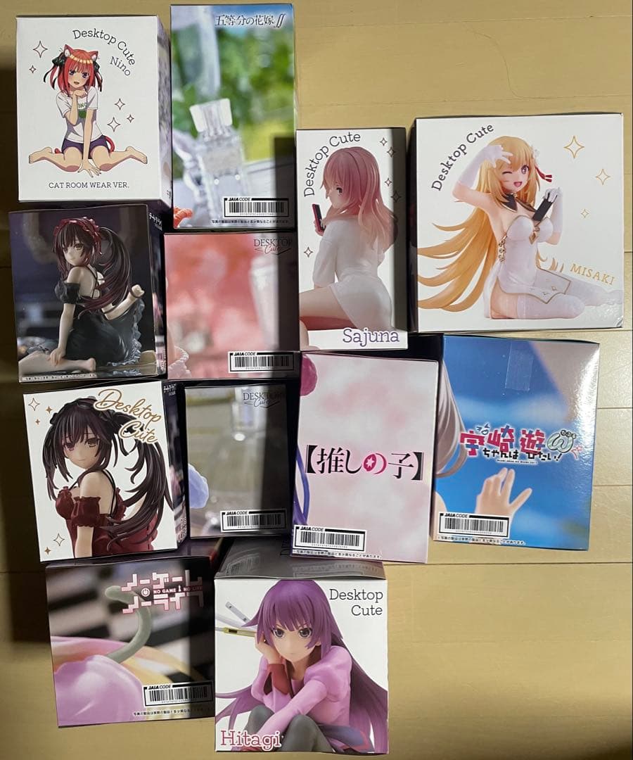 Desktop Cuteフィギュア 12点 乾紗寿叶 宇崎月 他 新品未開封