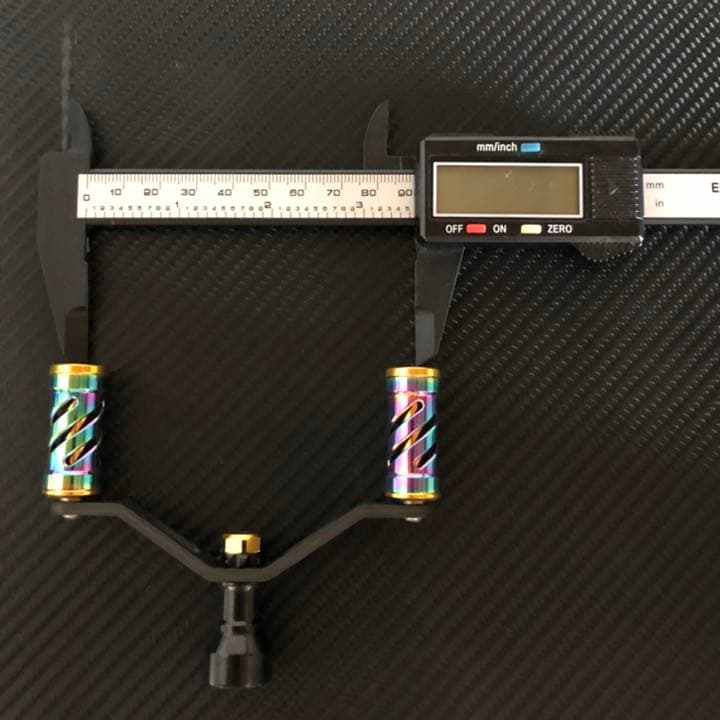DAIWA用スピニングリールカーボンダブルハンドル アルミハンドルノブセット