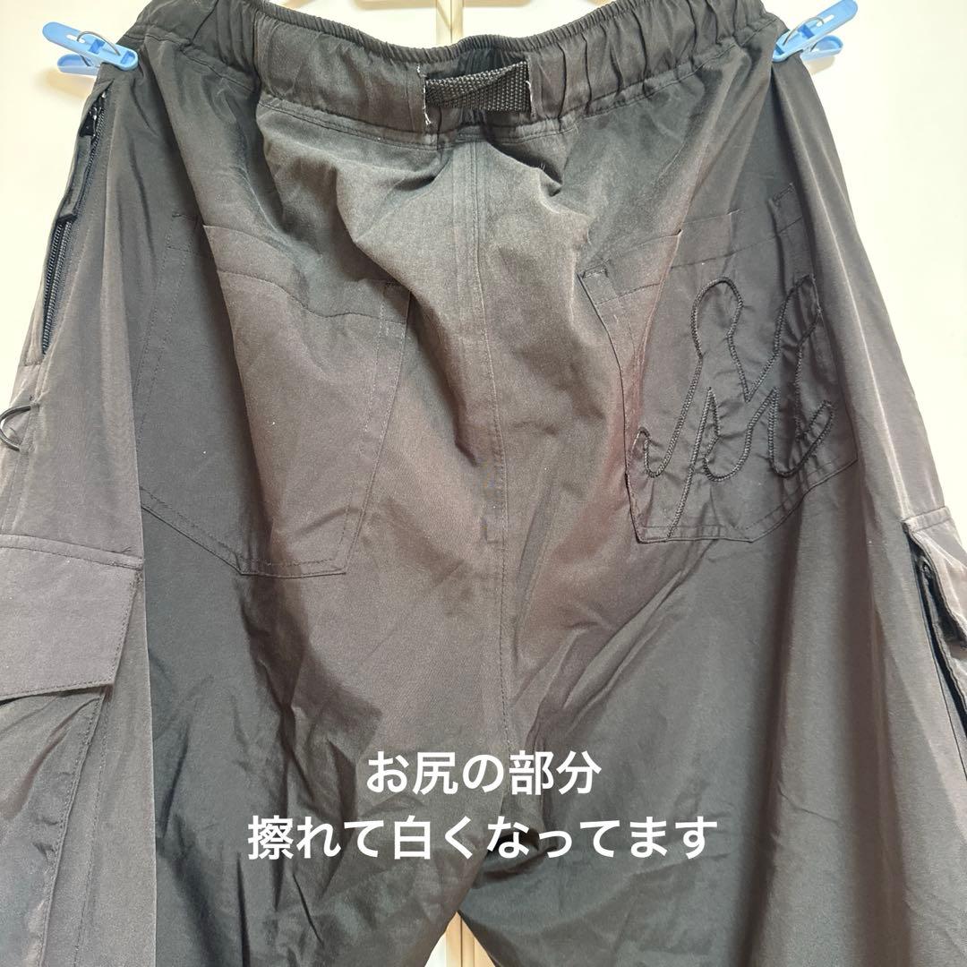 MAHF ブラック スノーボードパンツ