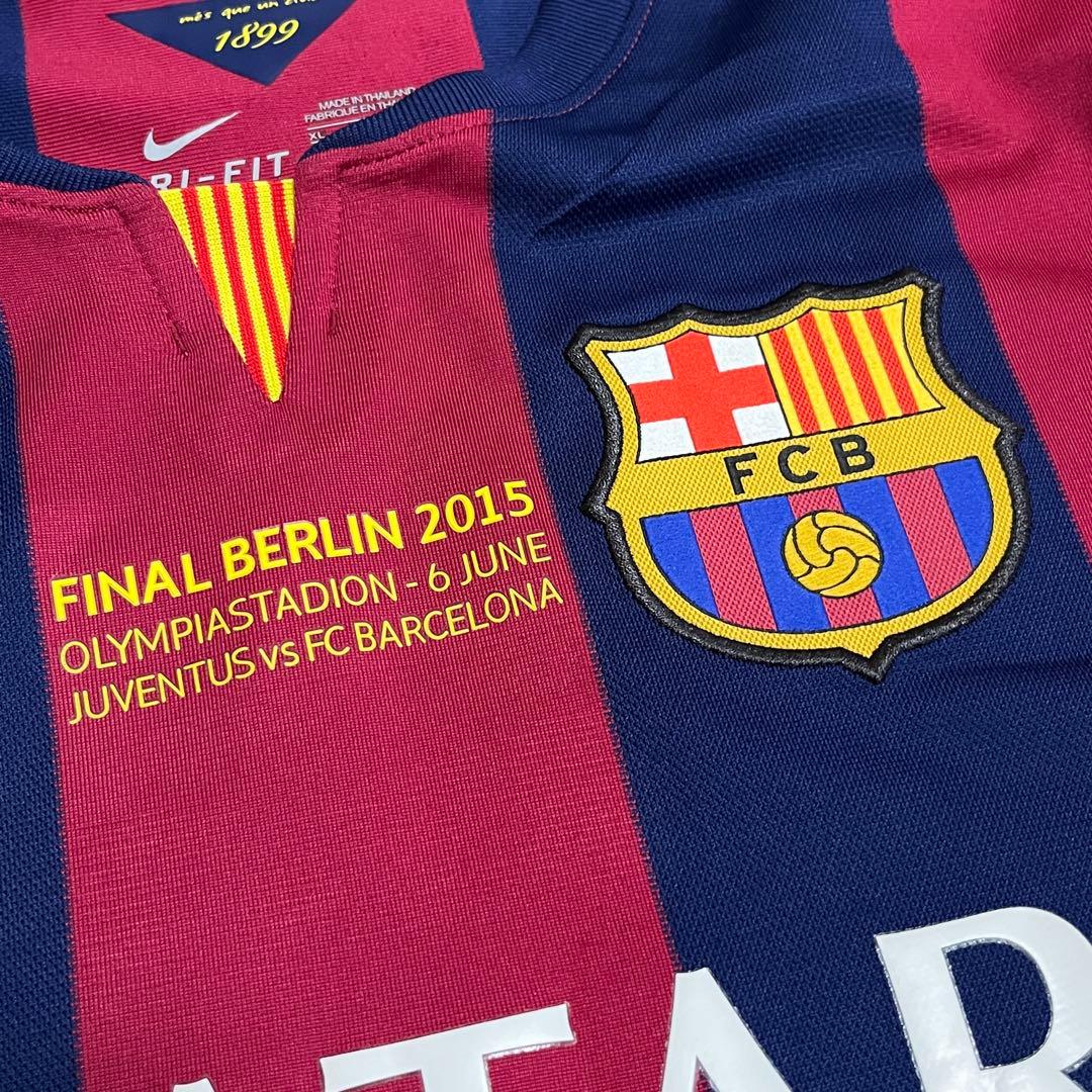 バルセロナ 2015 CL決勝戦 メッシ ユニフォーム アルゼンチン代表 PSG