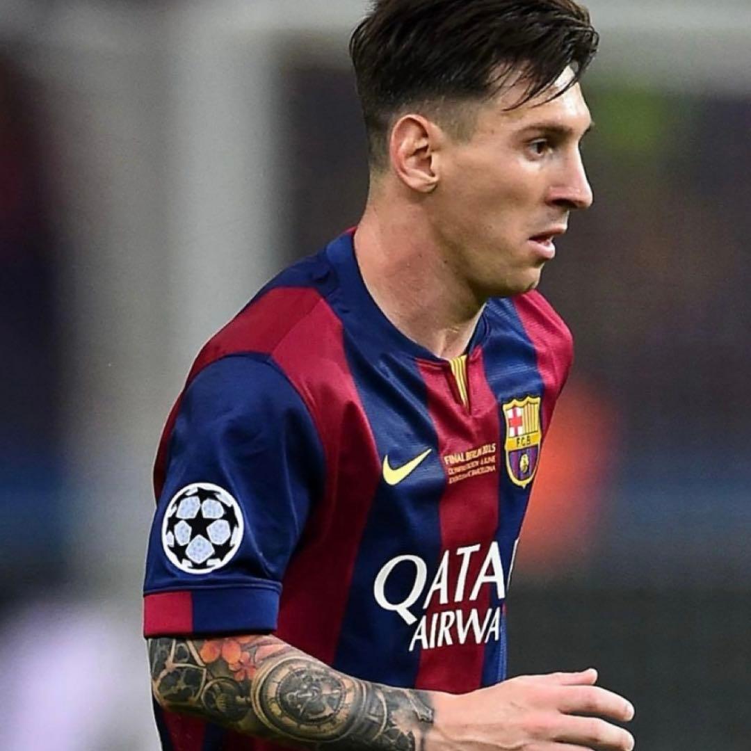 バルセロナ 2015 CL決勝戦 メッシ ユニフォーム アルゼンチン代表 PSG