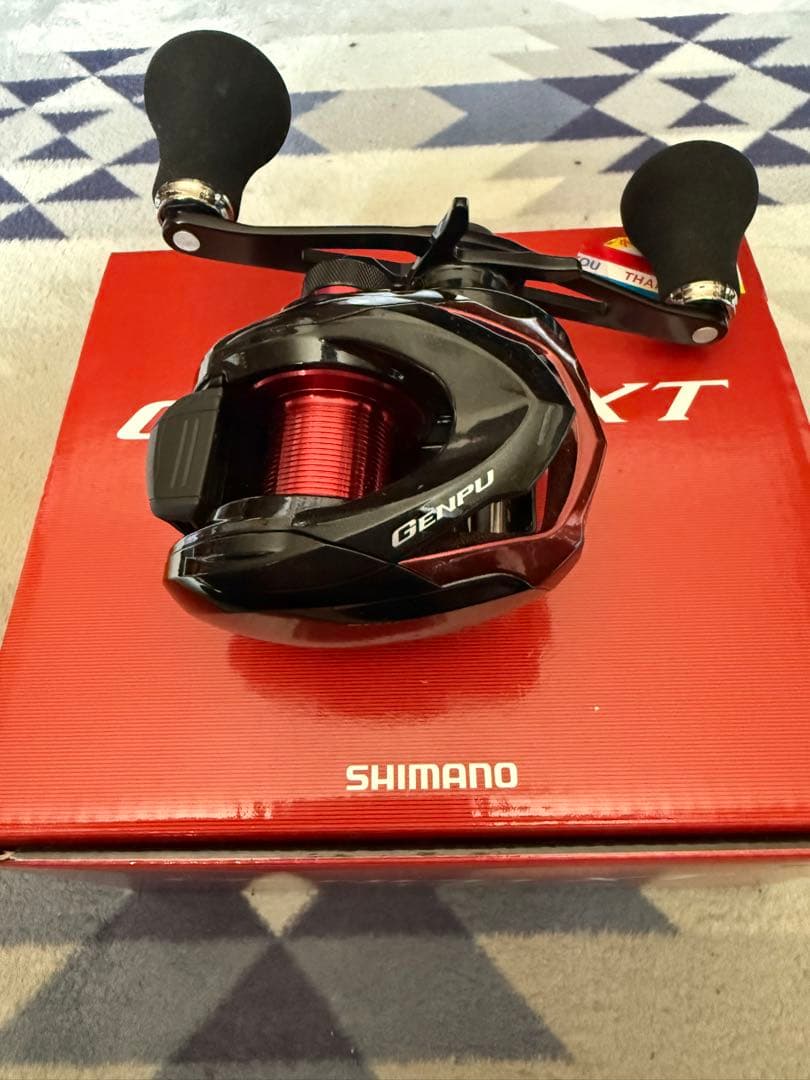 SHIMANO GENPU XT150（L） ベイトリール 黒赤 箱付き