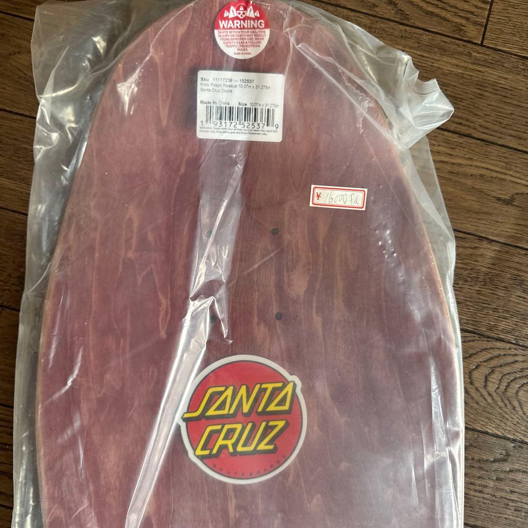 Santa Cruz サンタクルーズフレイムスカルデッキ 10.07インチ
