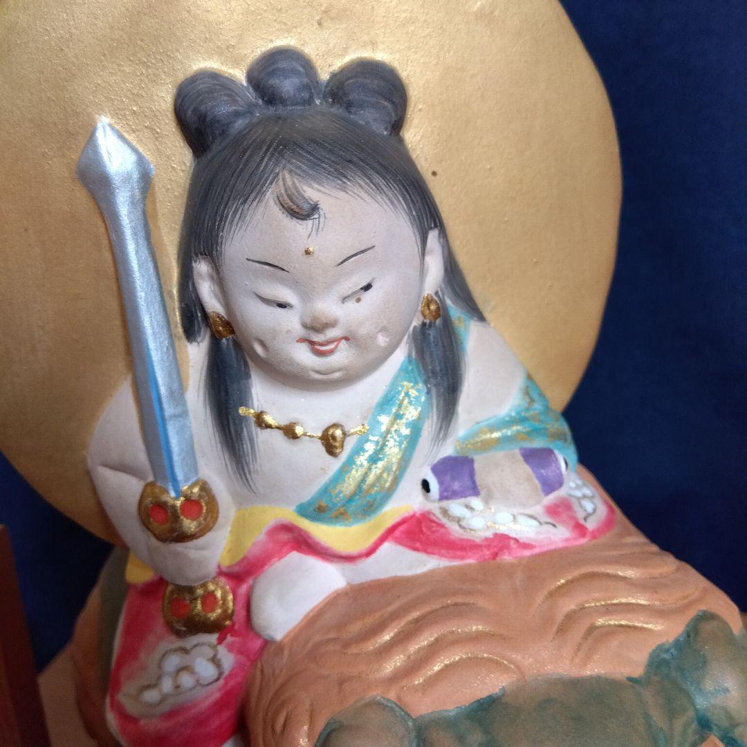 伝統工芸　博多人形　希少　文殊菩薩＆普賢菩薩