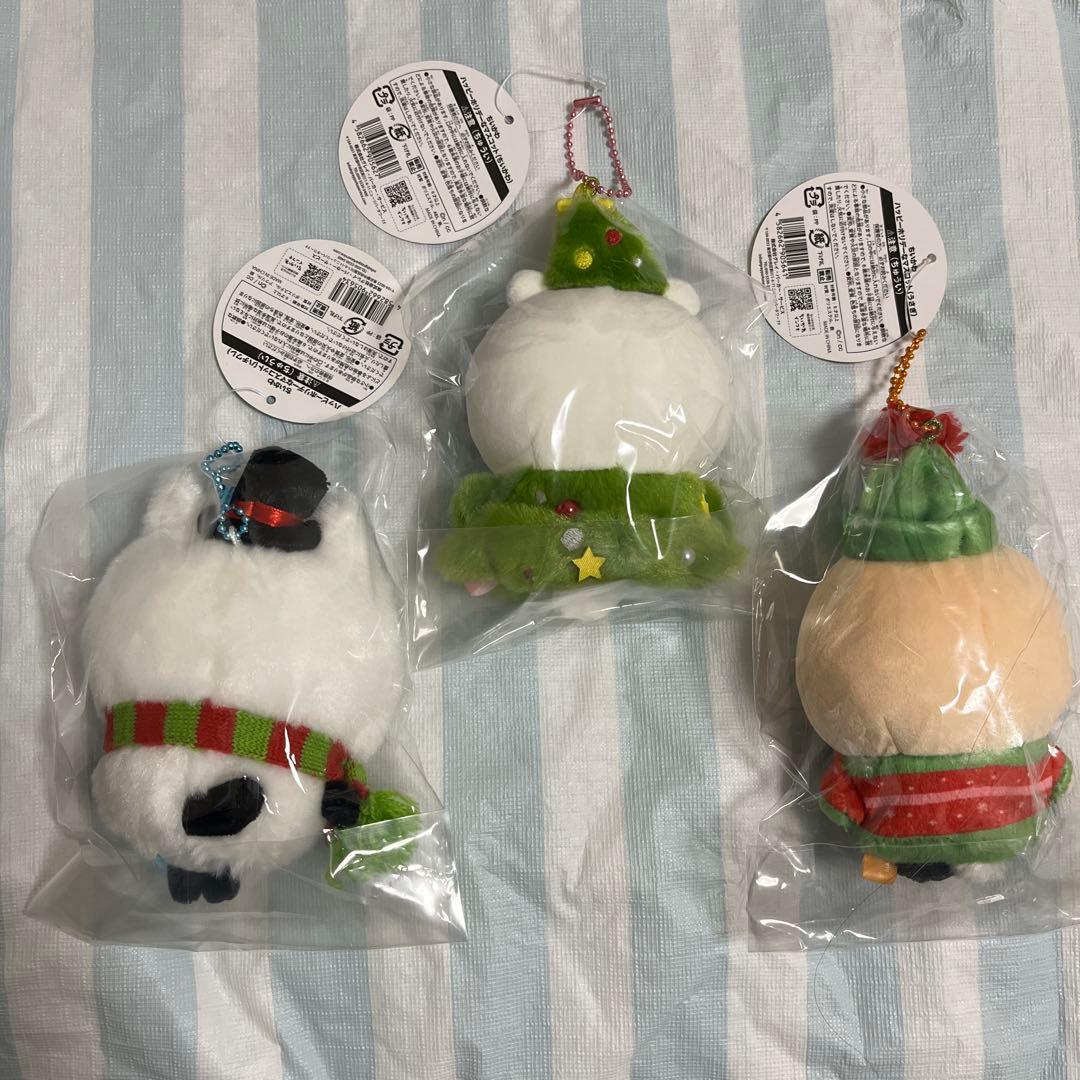 ちいかわ ハッピーホリデーなマスコット ぬいぐるみ ちいかわ ハチワレ うさぎ