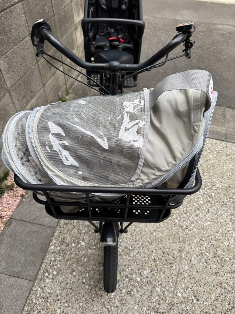 ★新品・未使用★chibito 自転車 後ろ用 チャイルドシート カバー