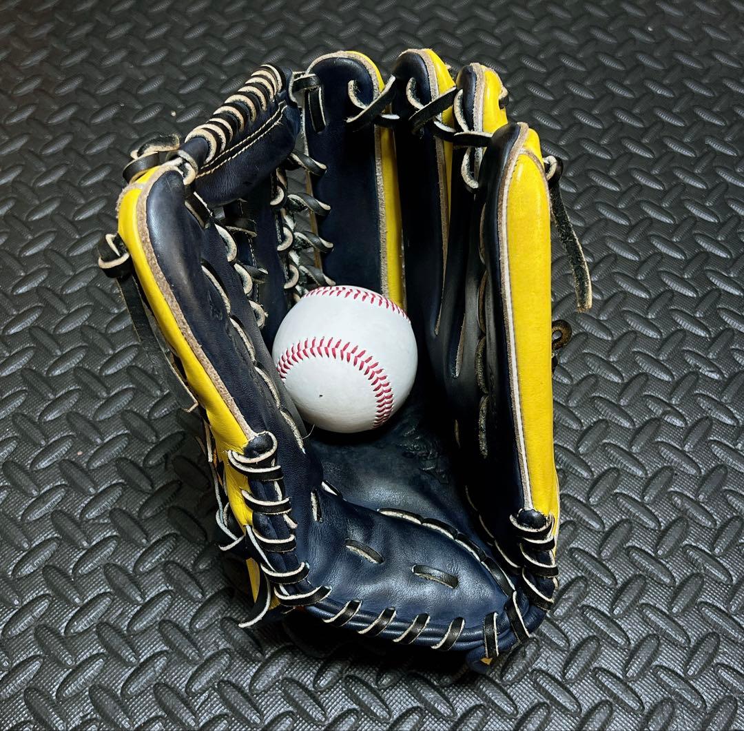 日本製 ミズノプロ オプション オーダー 軟式 外野用 グローブ